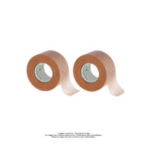 Cinta microporosa color piel, impermeable, hipoalergénica (tamaños: 1/2"–3" por 10 yardas)