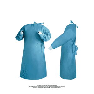 Bata/Mandil Aséptico Desechable (Manga Raglán) 40 g Azul