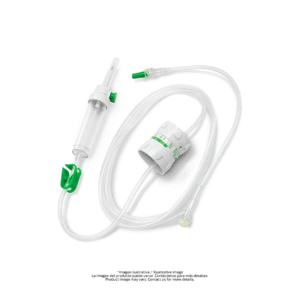 Set de infusión sin aguja en el sitio en “Y”