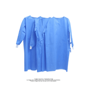 Bata/Mandilón Tipo MINSA Azul (4 Amarres) – Tallas S, M, L, XL